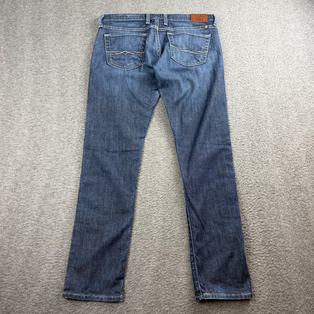 Lucky Brand Sienna Cigarette Jeans Women's 4/27 Blue Dark Wash Slim Straight - Picture 12 of 12